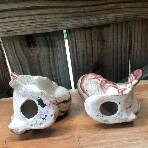 Set of 2 Vintage Rocky Mountain Pottery Pine Scented Ruffled Grouse Figurines - Picture 5 of 6